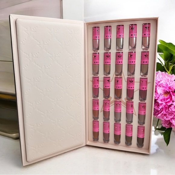 Jeffree Star Cosmetics Nude Liquid Lipstick Lip Vault 20 Mini Nude Lipsticks - Picture 3 of 13